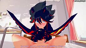 Ryuko Matoi Gets Hard Sex In Kill La Kill Fantasy