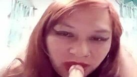 Dana barzagli, teen latina with big ass and small tits, masturbates alone in tattooed mexican style