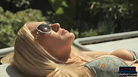 Blonde Milf Rips Clothes In Houston Photoshoot Striptease