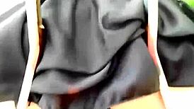 Mini-skirt fail! Motorcycle ride exposes thong in shocking hidden cam footage!