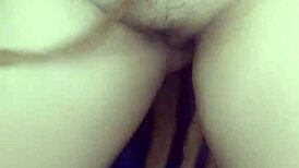 Enjoying delicious pleasure with my carrot in outdoor muff diving fun!