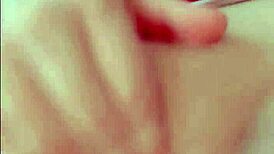 Hana lily shows shaved pussy to you