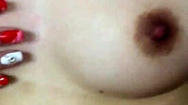 Vietnamese girlfriend making love with friend in asian scene