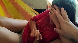 oral blowjob to my horny hairy husband at home