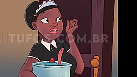 Anime maid gets big ass fucked anally in hentai