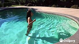 Lsiah Maxwell Chokes On Black Cock For Intense Cum Swallow