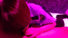 Amateur Wants To Blindfold Female Police Officer For Erotic Blowjob And Cunnilingus On Bed