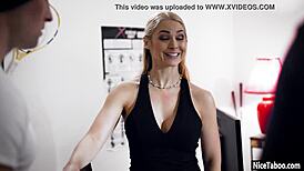 Big boobs milf Sarah Vandella nails perfect blowjob before hard fuck