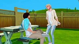 Stepbrother craves huge dick in ass and rough facefuck in anime hentai