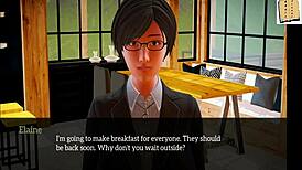 My new family 101 with brunette and redhead characters in hentai style