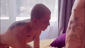 I watched twinks bang stepdad’s huge dick raw