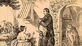 This vintage erotic illustration from retro anime is fascinating