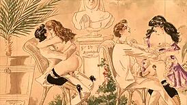 Curious About Vintage Erotic Drawings in Anime Style?