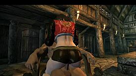 miya experiences unexpected encounters in skyrim 3d