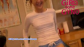 SFW Nonnude BTS! Stacy Shepard’s Perverted Podiatrist Bloopers! Exam Room Fun at GirlsGoneGyno.com!