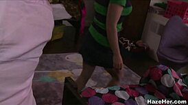 College teens pledge with pussy rings in wild sorority orgy.