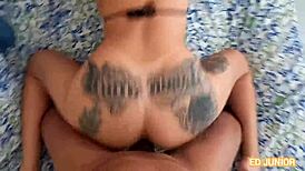 Want to fuck this young african girl without condom before the beach in see through?