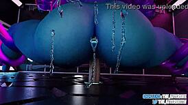 Liara takes creampie from stranger at gloryhole in 3d anime blender