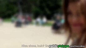 Mofos busty Euro teen gets pounded hard in public park