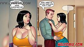 Old father-in-law boldly fucks hot maid's ass.