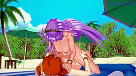 Florence nightingale and astolfo share intense futanari sex with bb summer and gudako