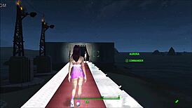 Fallout 4 Cyberpunk Fashion Showcase