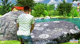 Violet Receives Intense Lesbian Creampie and Blowjob in Anime