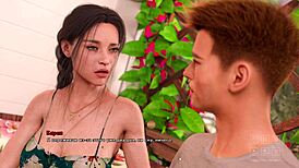 Complete gameplay features asian aunt fucking on desk