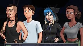 Summertime Saga episode 67 with amateur cartoon characters