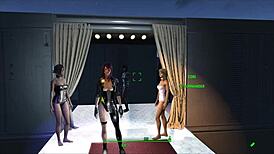 Fallout 4 Cyberpunk Fashion Showcase