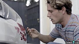 Amnesiac man's milf wife hides a dark secret from him. Involves sex and blowjobs.