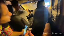 morena safada begs to suck cock in traffic