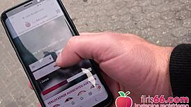 Mature Brunette In Pickup Scene At German Flirts66 Com