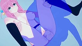 Hitori feels intense ecstasy in bocchi the rock hentai