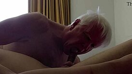 Horny Grandpa Sucks 38-Year-Old Straight Man Like His Girlfriend Never Could