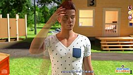 Violet Receives Intense Lesbian Creampie and Blowjob in Anime