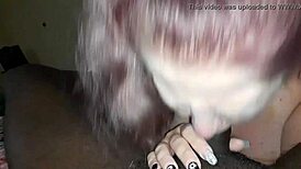 danni, next door blonde, can’t stop sucking my big cock!