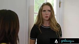 Girlsway Nerds Jane Wilde and Gia Derza DP Bully Lena Paul Hard