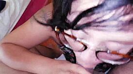 mexican girl with green eyes shows her skills