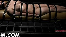 European hardcore BDSM with sloppy sucking and hard fucking