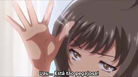 In Hentai Midareuchi scene 1, a group engages in bareback hardcore sex with muff diving and big tits