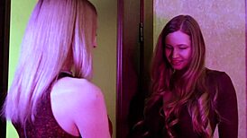 stella cardo and emily share a steamy evening of lesbian licking.