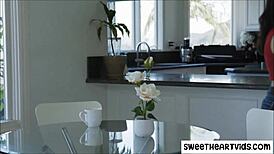 two milfs licking pussy and kissing in erotic lesbian sex