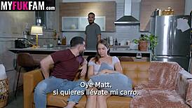 are you gonna kiss your bf with that mouth? stepbro asks violet reign