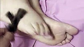 Tickling Her Feet Before Creampie With This Mature Mexican Woman