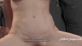 Seductive milf Lexi Luna rips clothes for intense hardcore sex with idiot stepson Josh Rivers