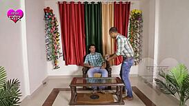 Cheating Boyfriend Fucks Friend At Office - Indian Girlfriend Watches