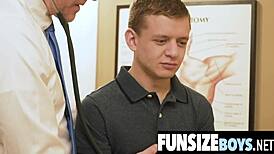 monstercock tears into petite boy's tight ass on funsizeboys net.