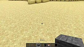 Gay cum flows like lava in realistic minecraft