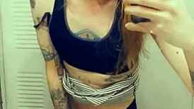 miniskirt person loves showing her skirt and panties